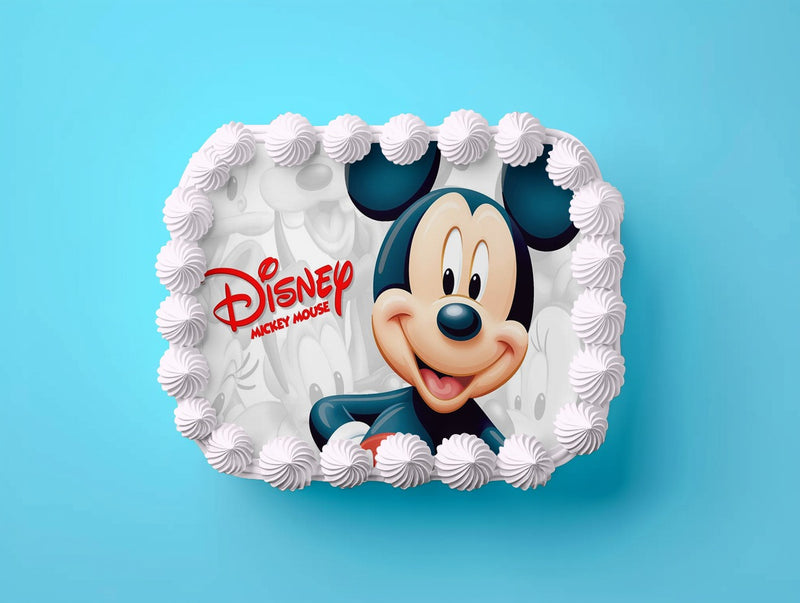 Mickey Mouse Tortenaufleger, Rechteckig