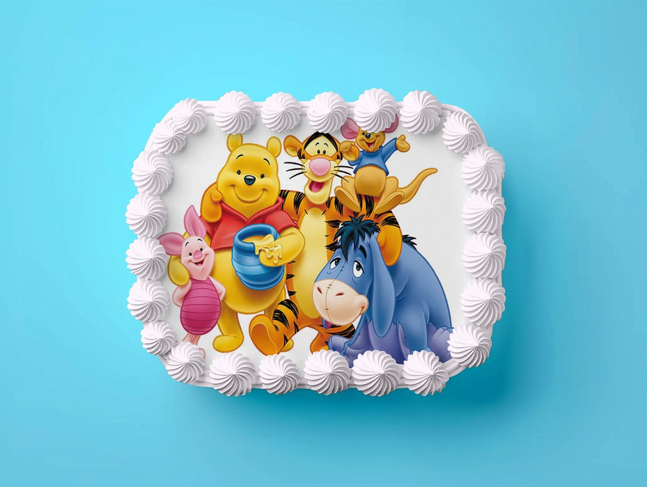 Winnie Puuh Tortenaufleger, Rechteckig