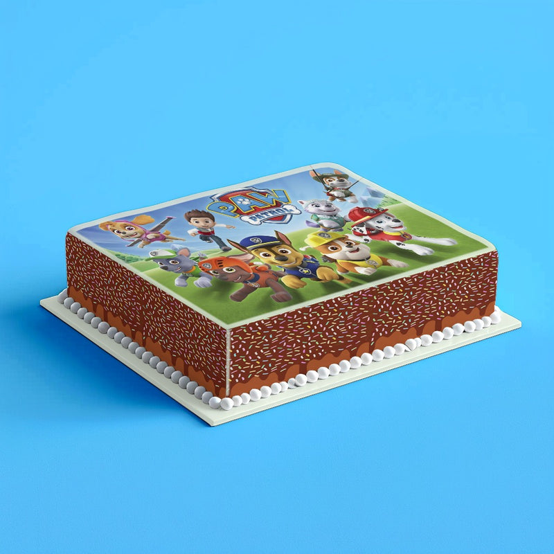 Paw Patrol Tortenaufleger, Rechteckig