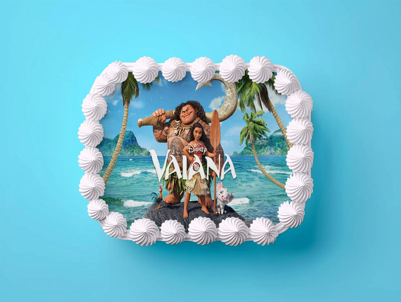 Vaiana Tortenaufleger, Rechteckig