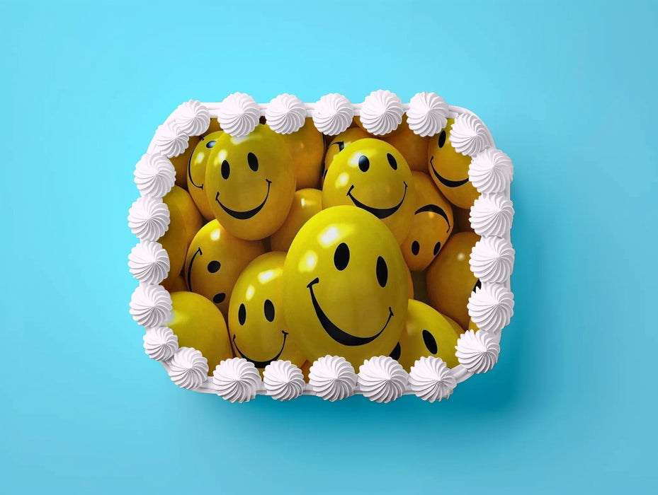 Smiley Tortenaufleger