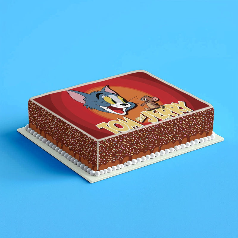 Tom und Jerry Tortenaufleger, Rechteckig