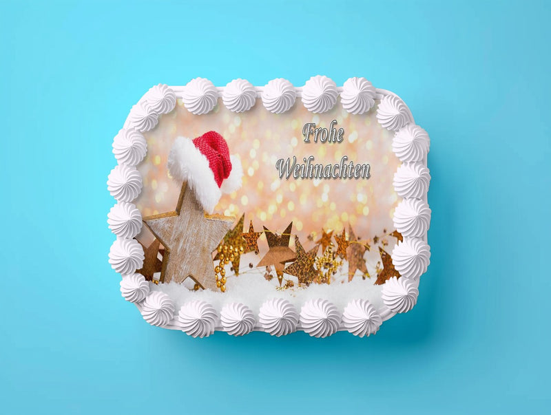 Weihnachten Tortenaufleger