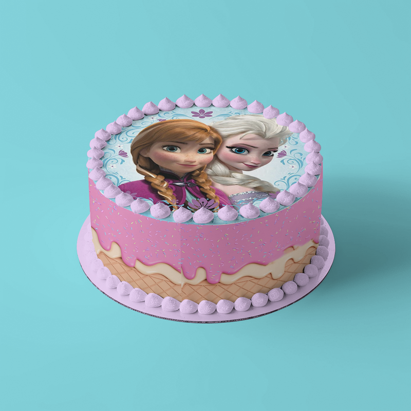 Anna, Elsa Rund Tortenaufleger