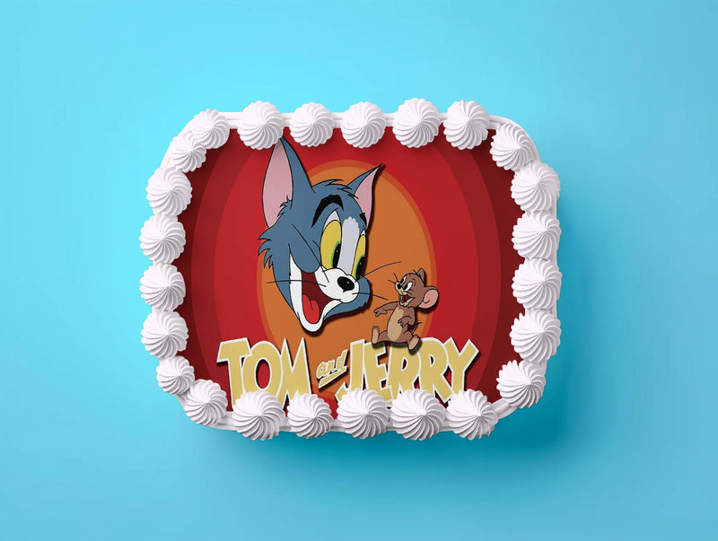 Tom und Jerry Tortenaufleger, Rechteckig