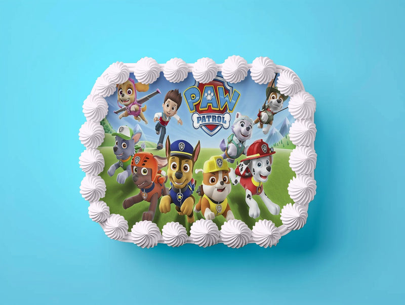 Paw Patrol Tortenaufleger, Rechteckig