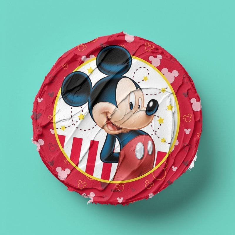Mickey Mouse Runde Tortenaufleger