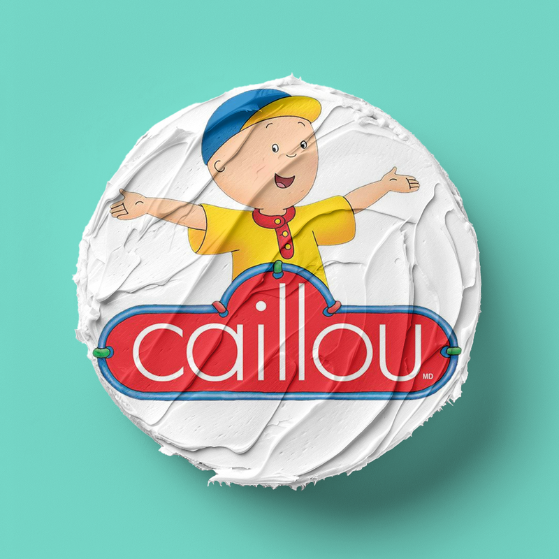 Caillou Runde Tortenaufleger