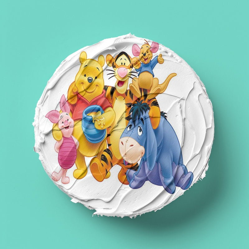 Winnie Puuh Runde Tortenaufleger