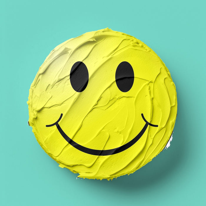 Smiley Runde Tortenaufleger