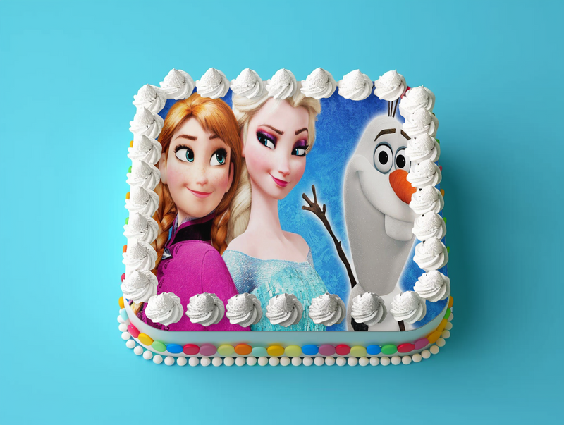 Anna, Olaf, Elsa, Eiskönigin Tortenaufleger