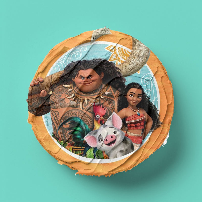Vaiana Runde Tortenaufleger