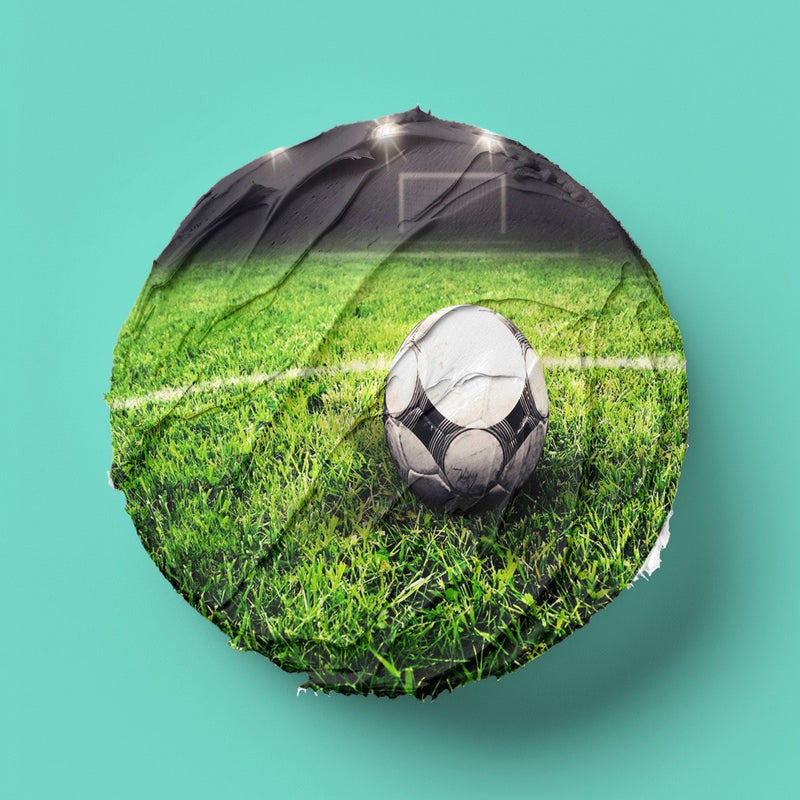 Fußball Thema-13 Runde Tortenaufleger