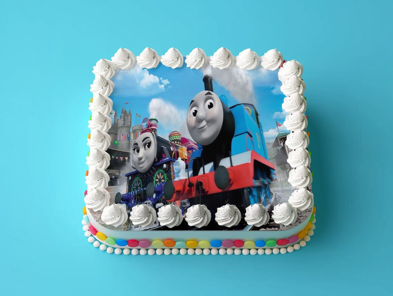 Thomas ve arkadaşları kek kabı, dikdörtgen