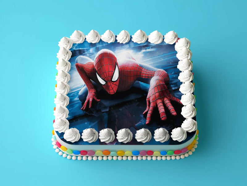 Spiderman Tortenaufleger, Rechteckig