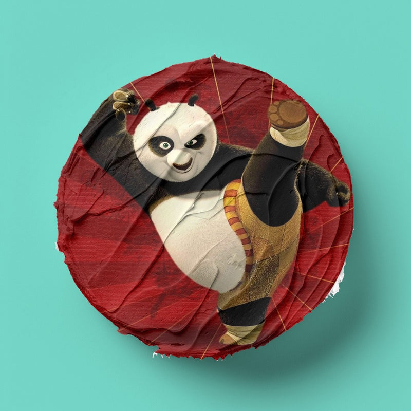 Kung Fu Panda Runde Tortenaufleger