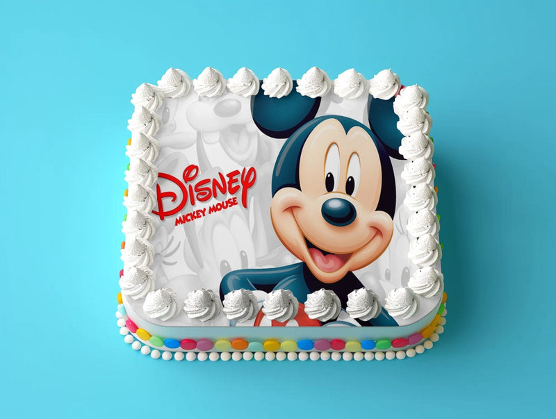 Mickey Mouse Tortenaufleger, Rechteckig