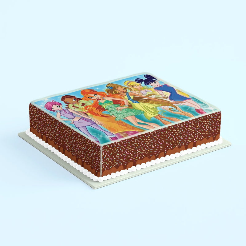Winx Club Tortenaufleger, Rechteckig