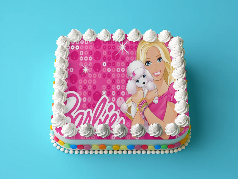 Barbie Tortenaufleger, Rechteckig