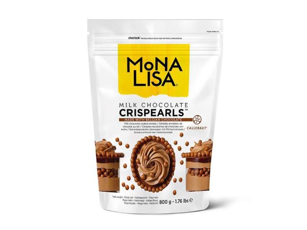 Crispearls melkchocolade, 30g