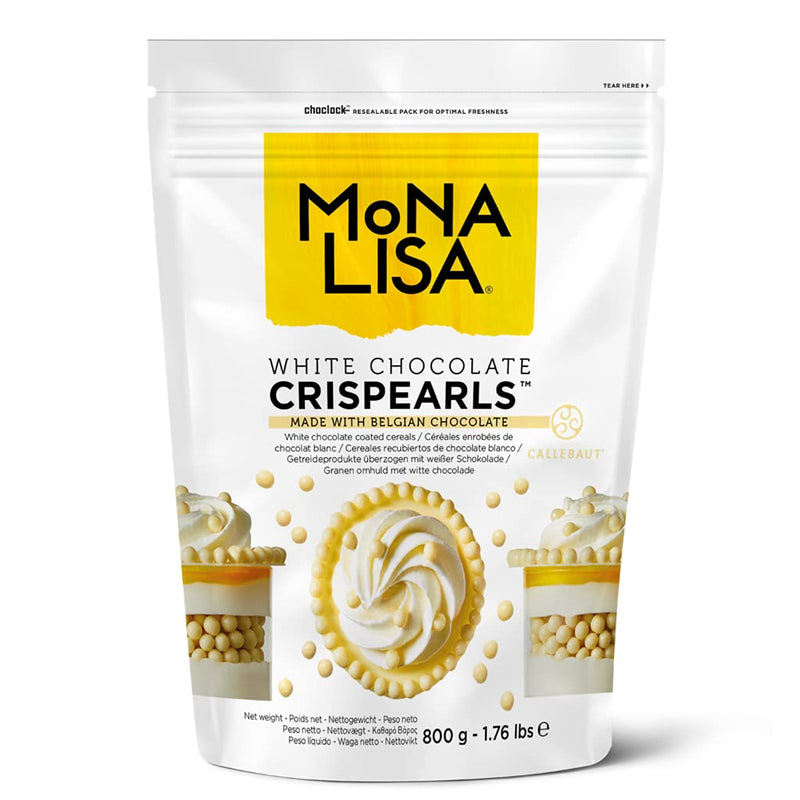 Crispearls Witte Chocolade, 30g