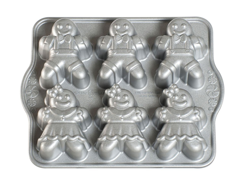 Nordic Ware Gingerbread Kids Cakelet Pan