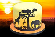 Patchwork Cutter Safari Silhouette Set - Tortendekoshop
