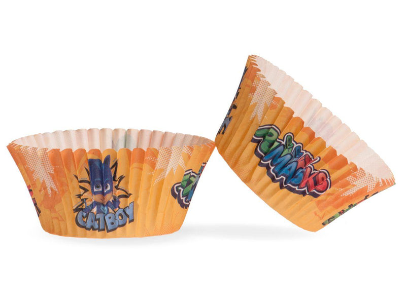 PJ Masks Backförmchen, 25 Stück - Tortendekoshop