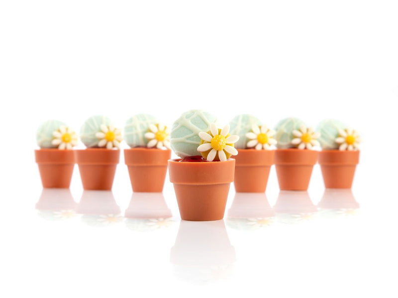 Pralinen-Schalen Blumentopf, 24 Stück