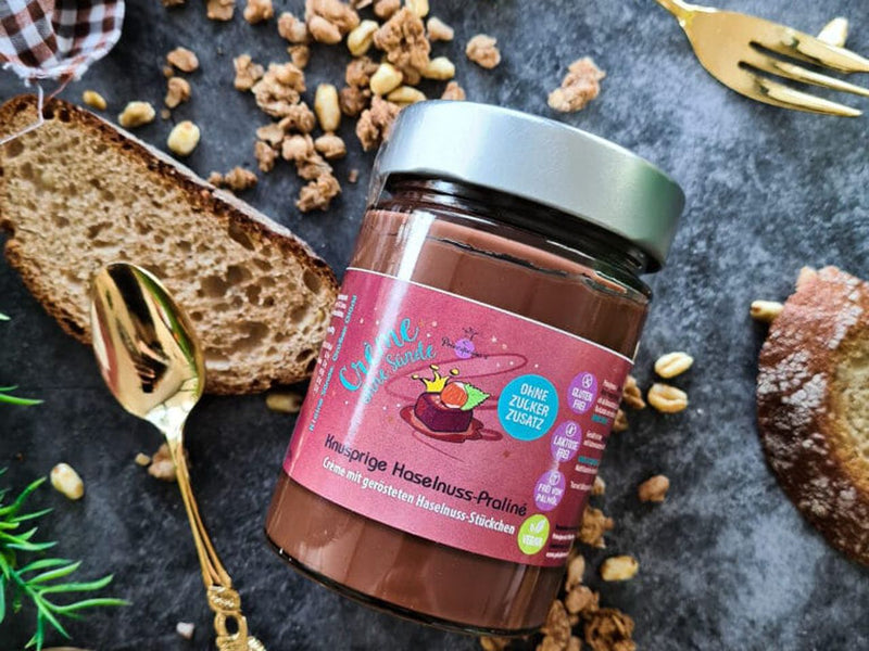 Principessa's Cream Without Sin - Knapperige Hazelnoot, 150g