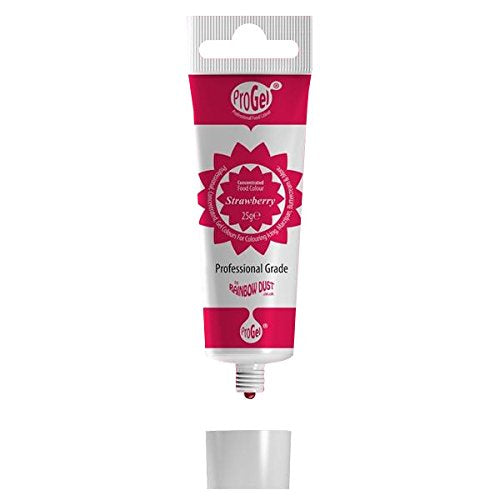 Rainbow Dust Lebensmittelfarbe ProGel Strawberry, 25g