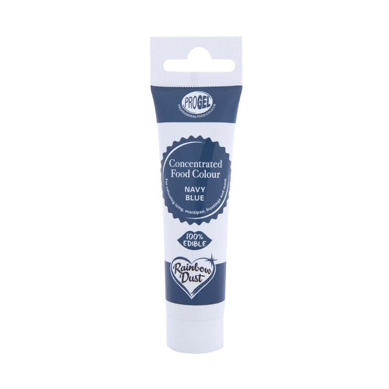 Rainbow Dust Lebensmittelfarbe ProGel Navy Blue, 25g