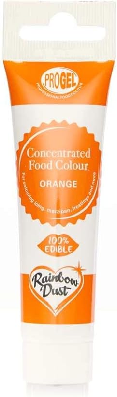 Rainbow Dust Lebensmittelfarbe ProGel Orange 25g