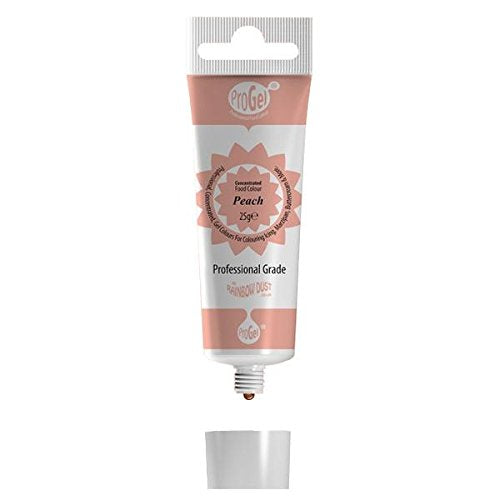 Rainbow Dust Lebensmittelfarbe ProGel Peach 25g