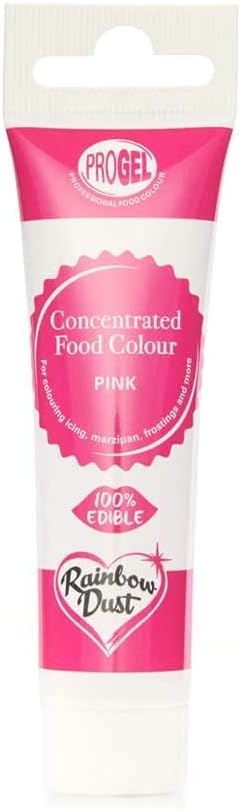 Rainbow Dust Lebensmittelfarbe ProGel Pink, 25g