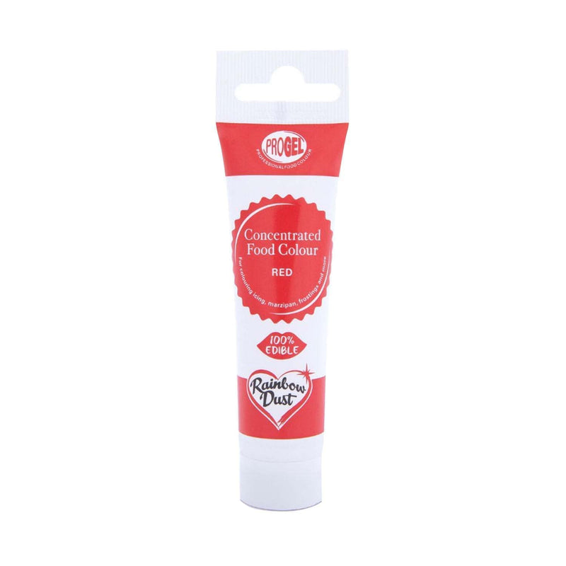 Rainbow Dust Lebensmittelfarbe ProGel Red, 25g
