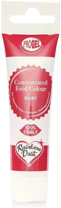 Rainbow Dust Lebensmittelfarbe ProGel Ruby, 25g