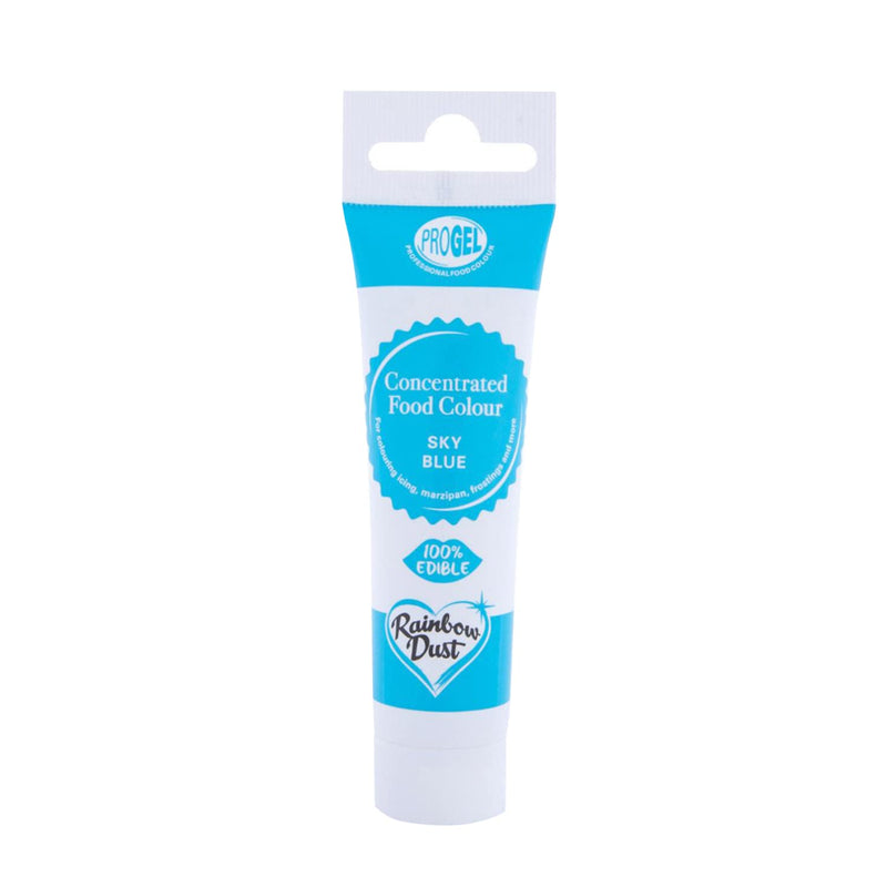 Rainbow Dust Lebensmittelfarbe ProGel Sky Blue, 25g