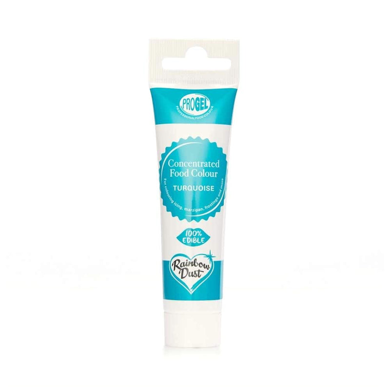 Rainbow Dust Lebensmittelfarbe ProGel Turquoise, 25g