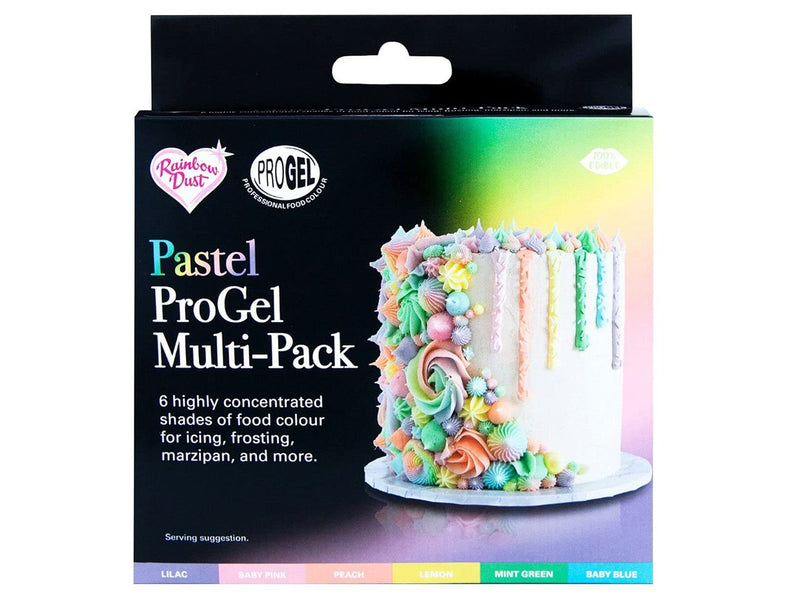 Rainbow Dust ProGel Multipack Pastell, 6x25g