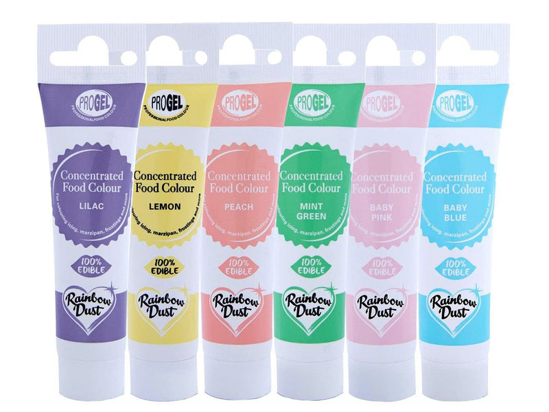 Rainbow Dust ProGel Multipack Pastell, 6x25g