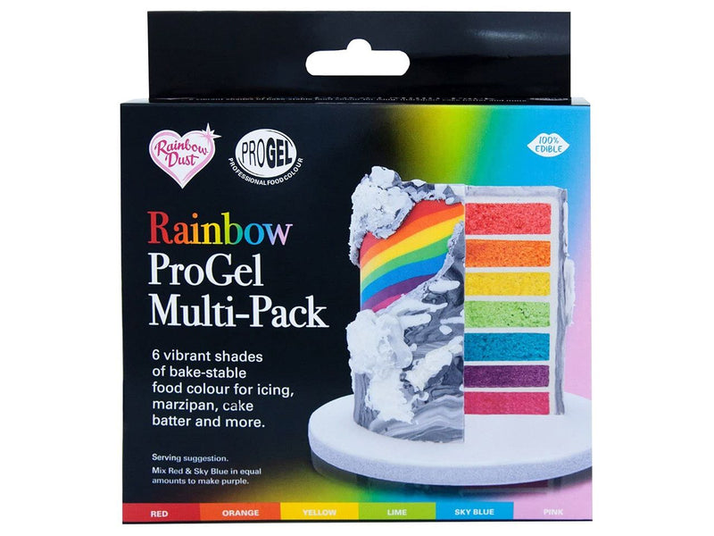 Rainbow Dust ProGel Multipack Rainbow, 6x25g