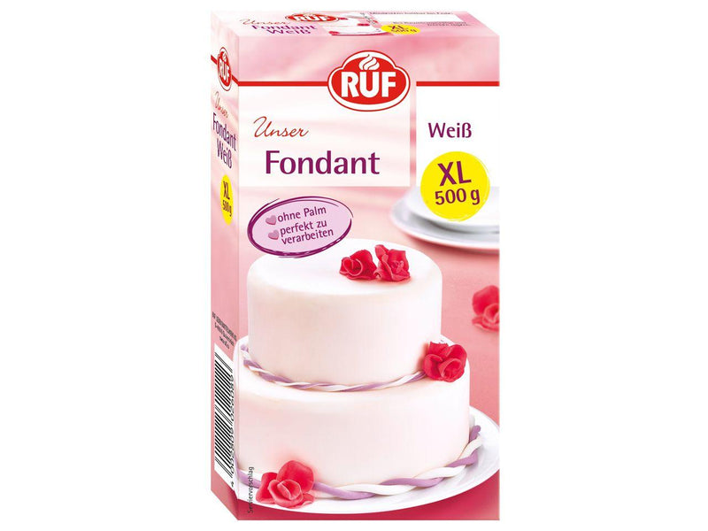 RUF Fondant weiß, 500g - Tortendekoshop