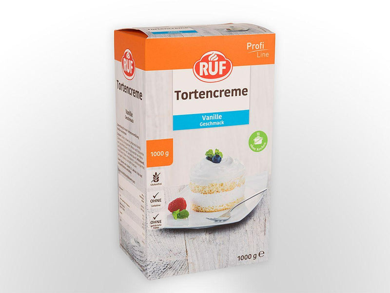 RUF Tortencreme Vanille, 1,0kg - Tortendekoshop