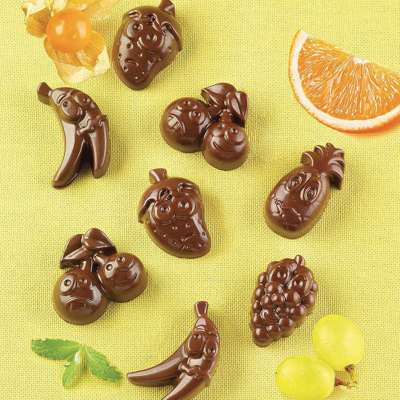 Silikomart Silikon Pralinenform, Choco Fruits