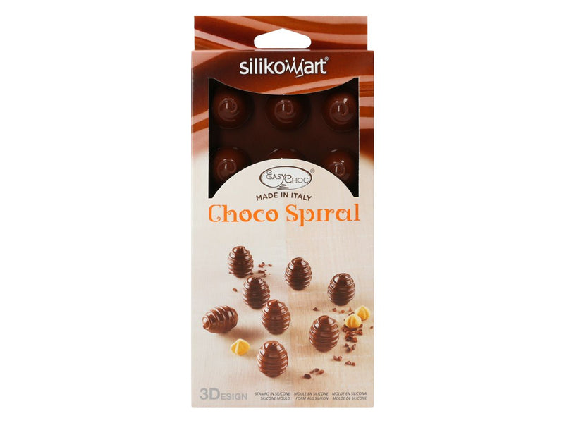 Silikomart Silikon Pralinenform, Choco Spiral