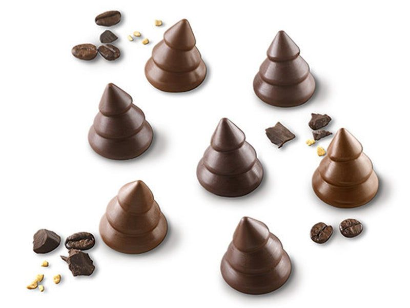 Silikomart Silikon Pralinenform, Choco Trees