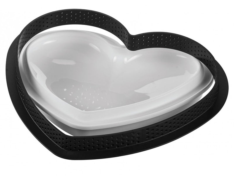 Silikomart Siliconen Mal Kit Taart Ring Amore, 205X190mm 