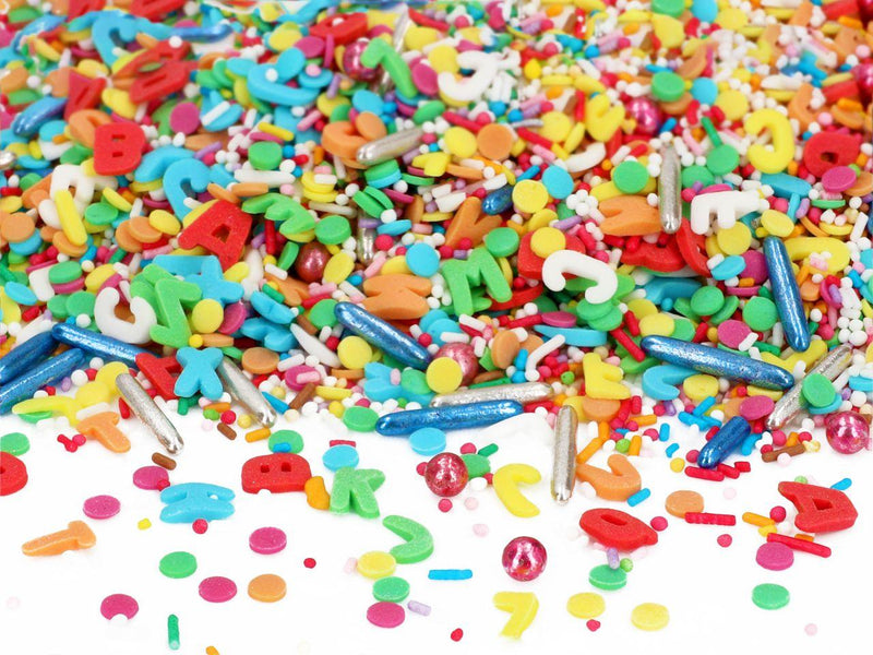 Sprinkles ABC Party Zucker, 80g - Tortendekoshop