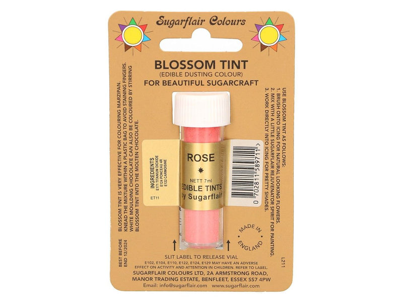 Sugarflair Puderfarbe Rose, 7ml